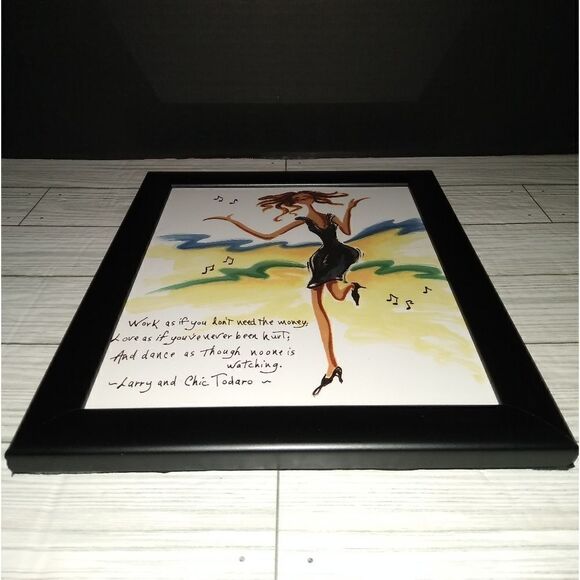 Wild Women Dance Like No One Is Watching Framed Print By Judy Kaufman 11½x9½ - Picture 6 of 8